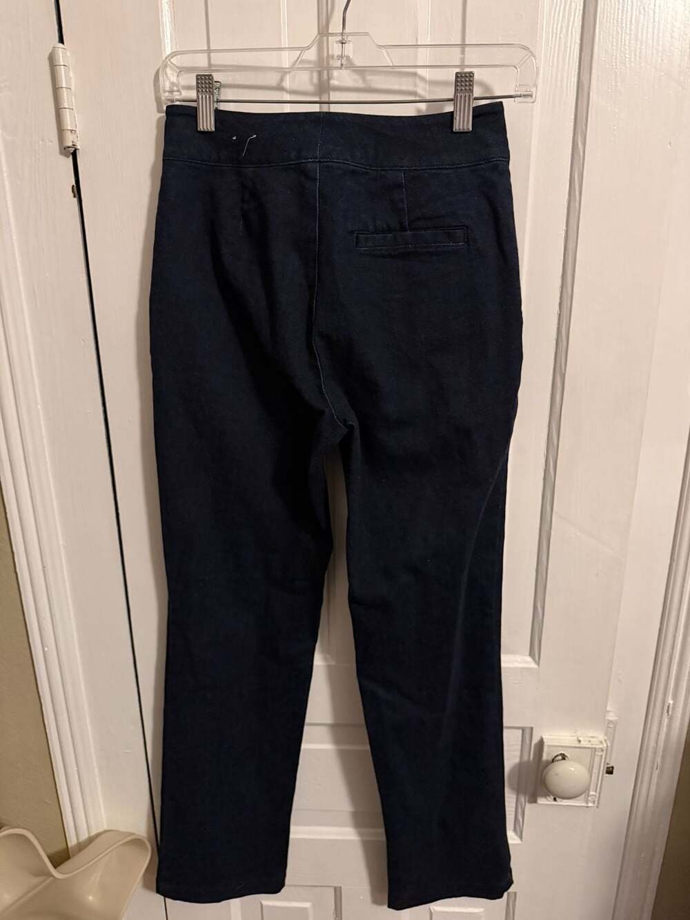 J.McLaughlin Pants Size 0 Dark Blue Cotton Blend Denim - Picture 4 of 8